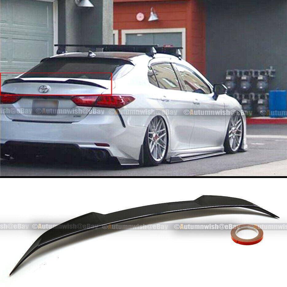 Toyota Camry 18-20 Glossy Black JDM M4 Style Rear Trunk Lip Wing Spoiler - Autumn Wish Auto Arts