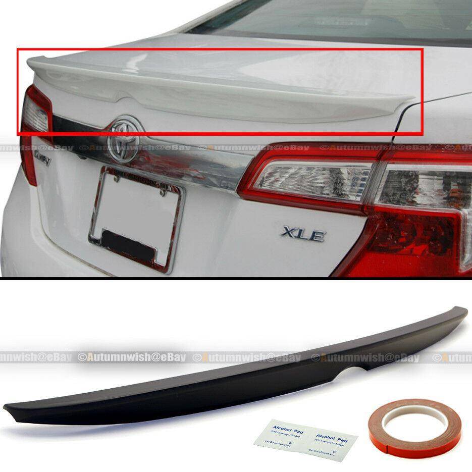 Toyota Camry LE SE XLE 12-14 JDM Style ABS Unpainted Trunk Wing Lip Spoiler - Autumn Wish Auto Arts