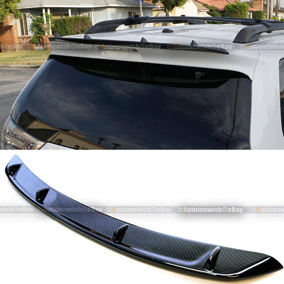 Toyota Sienna 11-16 Carbon Fiber Painted Vortex Generator Rear Roof Wing Spoiler - Autumn Wish Auto Arts