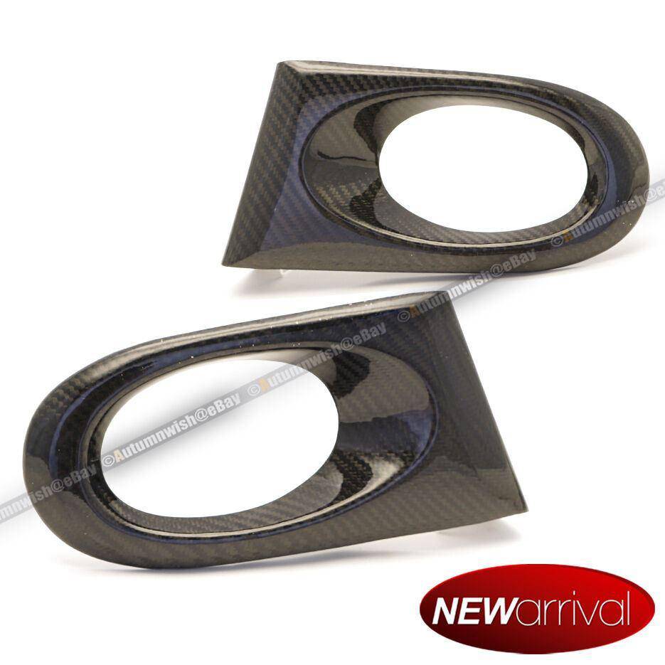 Acura RSX 02-04 DC5 OE Style 100% Real Carbon Fiber Fog Light Lamp Covers - Autumn Wish Auto Arts