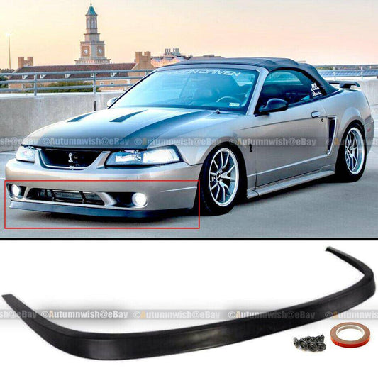 Ford Mustang 99-04 GT SVT Mach 1 Chin CBR Style Front Bumper Lip Spoiler Splitter - Autumn Wish Auto Arts