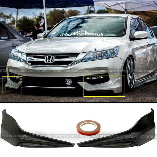 Honda Accord 16-17 4dr Sedan HFP Style OE Front Bumper Lip Splitter Kit Spoiler - Autumn Wish Auto Arts