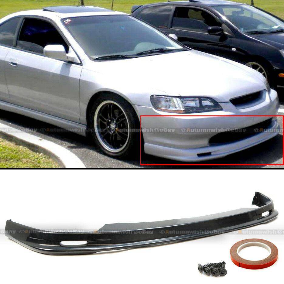 Honda Accord 98-00 2DR Coupe Mu-gen Style PU Front Bumper Chin Lip Body Kit - Autumn Wish Auto Arts