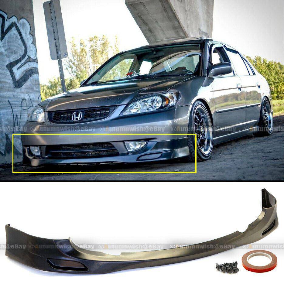 Honda Civic 04-05 2/4dr JDM PDM Style Front Bumper Lip Body Kit - Autumn Wish Auto Arts