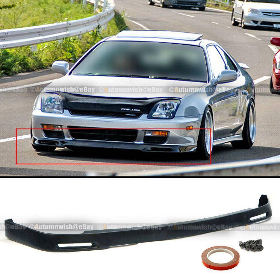 Honda Prelude 97- 01 Unpainted Polyurethane P1 Style Front Bumper Lip Body Kit - Autumn Wish Auto Arts