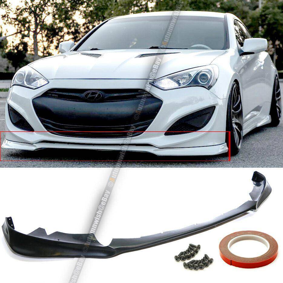 Hyundai Genesis 13-16 2DR KDM KS Style Front Bumper Lip Spoiler Splitter - Autumn Wish Auto Arts