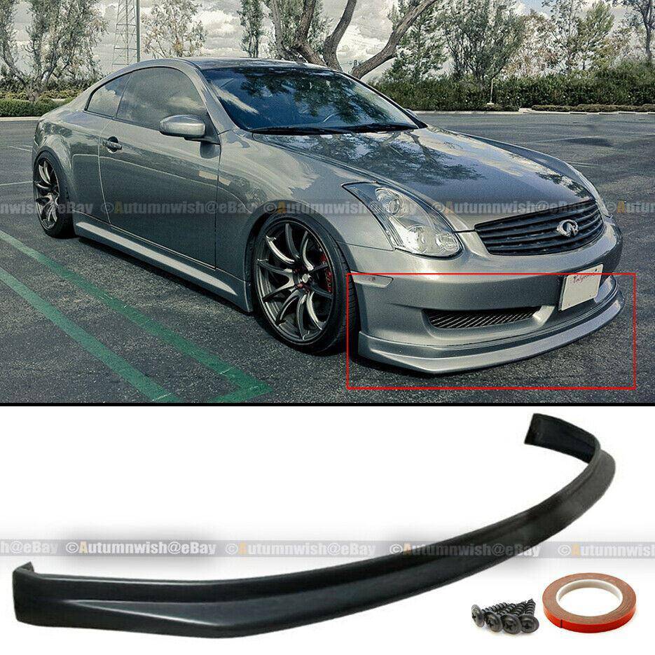 Infiniti G35 03-06 2DR Coupe Illusion N1 Style PU Front Bumper Lip Body Kit Add On - Autumn Wish Auto Arts