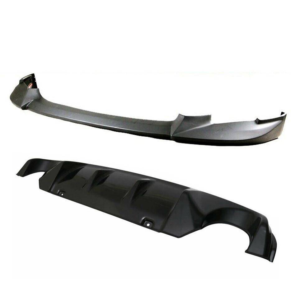 Infiniti Q50 14-17 Base Premium NIS Style Front Bumper Lip & Rear Diffuser Spoiler - Autumn Wish Auto Arts