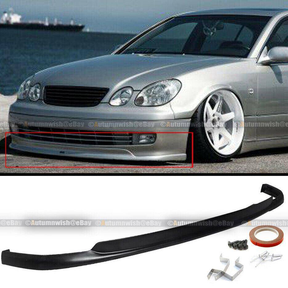 Lexus GS300 GS400 GS430 98-05 JDM TTE Style PU Front Bumper Lip Spoiler Splitter - Autumn Wish Auto Arts