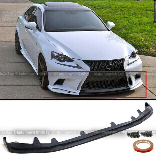 Lexus IS200t IS250 IS350 F Sport 14-16 Only SK Style PU Front Bumper Lip  Kit - Autumn Wish Auto Arts