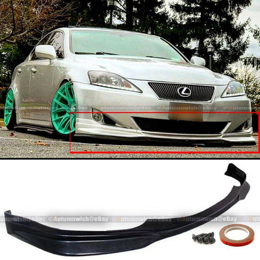 Lexus IS250 IS350 09-10 Urethane F Sport Style PU Front Bumper Chin Lip Body Kit - Autumn Wish Auto Arts