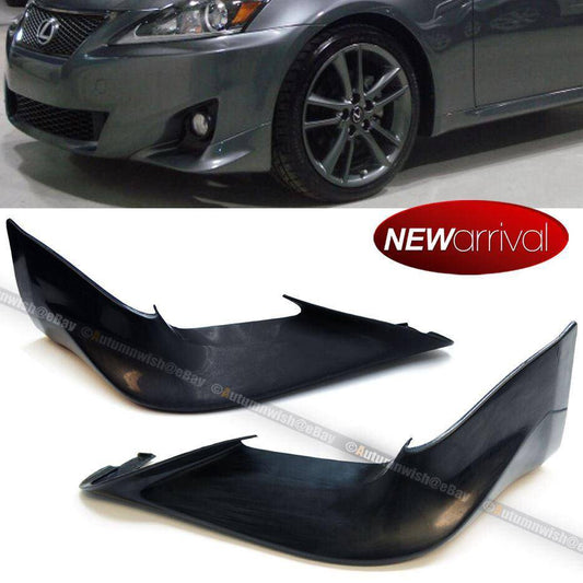 Lexus IS250 IS350 11-13 Unpainted PU OE F Sport Style Front Bumper Lip Add On - Autumn Wish Auto Arts