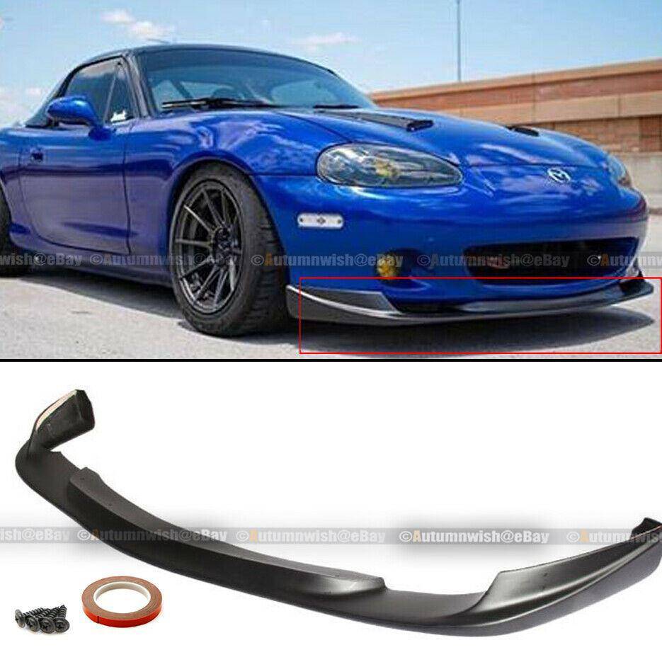 Mazda Miata MX-5 01-05 GV Style PU Unpainted Front Bumper Lip - Autumn Wish Auto Arts