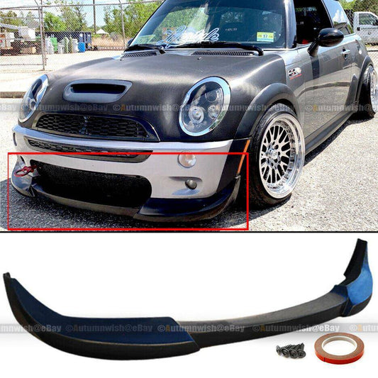 Mini Cooper S 02-06 R50 R52 R53 Unpainted PU Front Bumper Chin Lip Body Kit - Autumn Wish Auto Arts