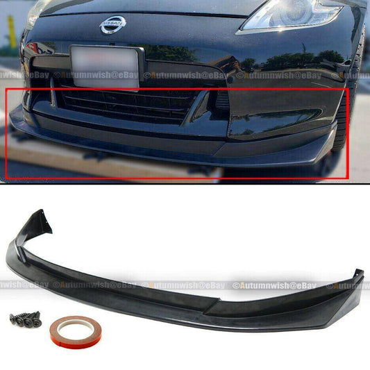 Nissan 370z 09-12 Unpainted Polyurethane VIP Style Front Bumper Chin Lip Body Kit - Autumn Wish Auto Arts