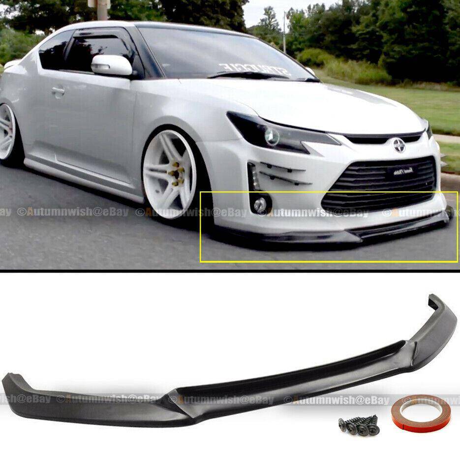 Scion tC 14-16 JDM Sport GT Style PU Front Bumper Lip Spoiler Body Kit - Autumn Wish Auto Arts