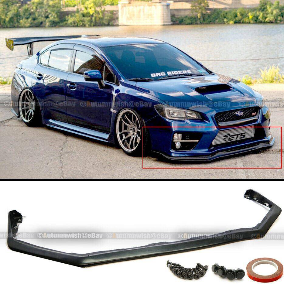 Subaru Impreza WRX 15-19 STI V-Limited Style 1 Piece Front Bumper Lip Chin Spoiler - Autumn Wish Auto Arts