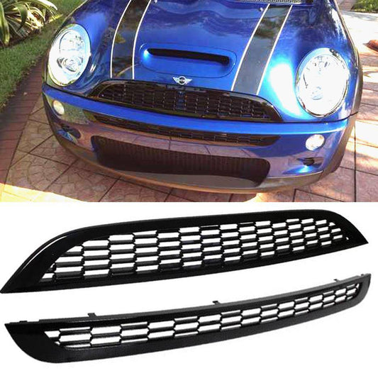 Mini Cooper 02-06 R50 R52 R53 JCW Style 2 PCS Honeycomb Mesh Grill Grille - Autumn Wish Auto Arts