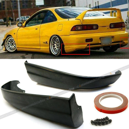 Acura Integra Fit 98-01 Rear Bumper Lip Spoiler Cap Splitter Valance Spats Aprons - Autumn Wish Auto Arts