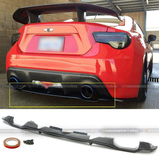 Subaru BRZ Scion FRS 13-16 OE Style PP Plastic Rear Bumper Diffuser Lip Spoiler - Autumn Wish Auto Arts