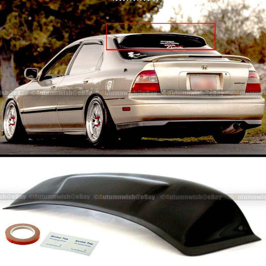 Honda Accord 94-97 4DR Sedan Rear Window Roof Sun Rain Shade Vent Visor Spoiler - Autumn Wish Auto Arts