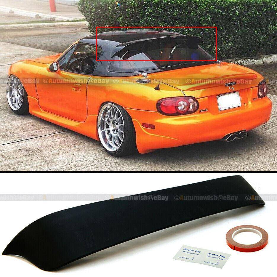 Mazda Miata 90-97 JDM ABS Unpainted Rear Window Roof Spoiler Visor Wing - Autumn Wish Auto Arts