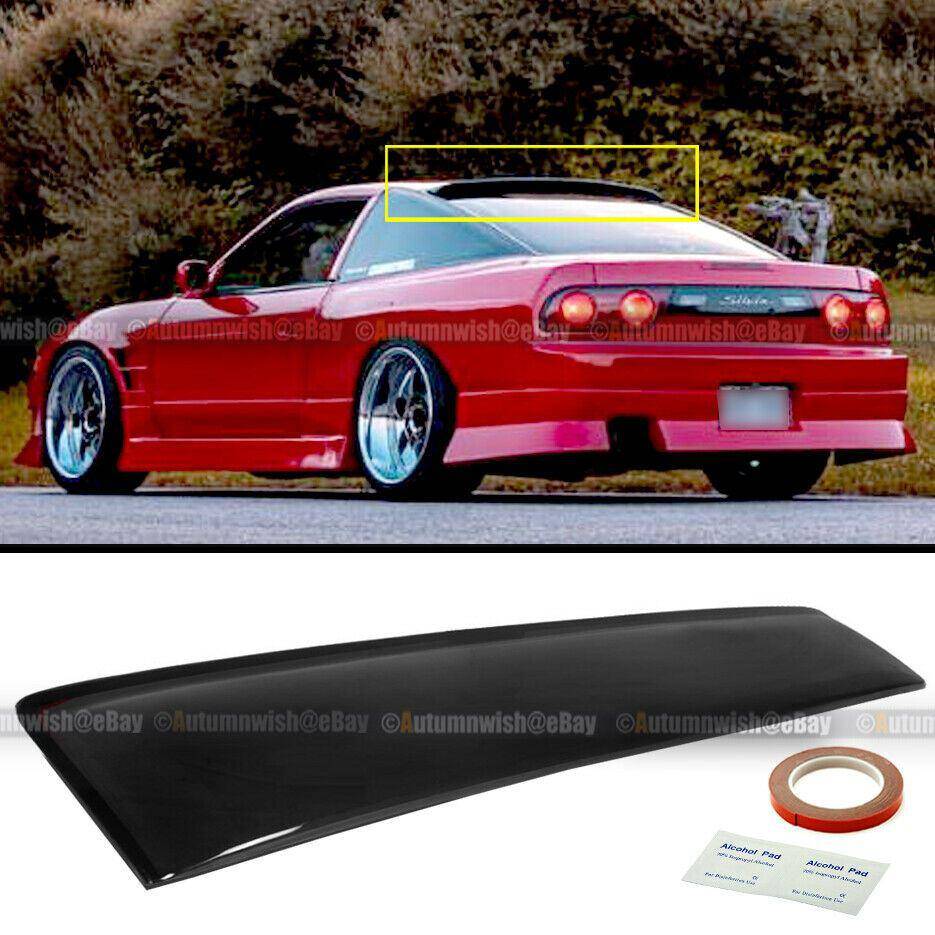 Nissan 240SX 89-94 S13 Hatchback Rear Window Roof Sun Rain Shade Vent Visor Spoiler - Autumn Wish Auto Arts