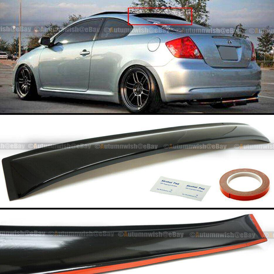 Scion tC 04-10 Coupe Rear Window Roof Sun Rain Shade Vent Visor Spoiler - Autumn Wish Auto Arts