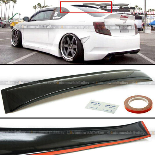 Scion tC 11-16 Coupe Rear Window Roof Sun Rain Shade Vent Visor Spoiler - Autumn Wish Auto Arts