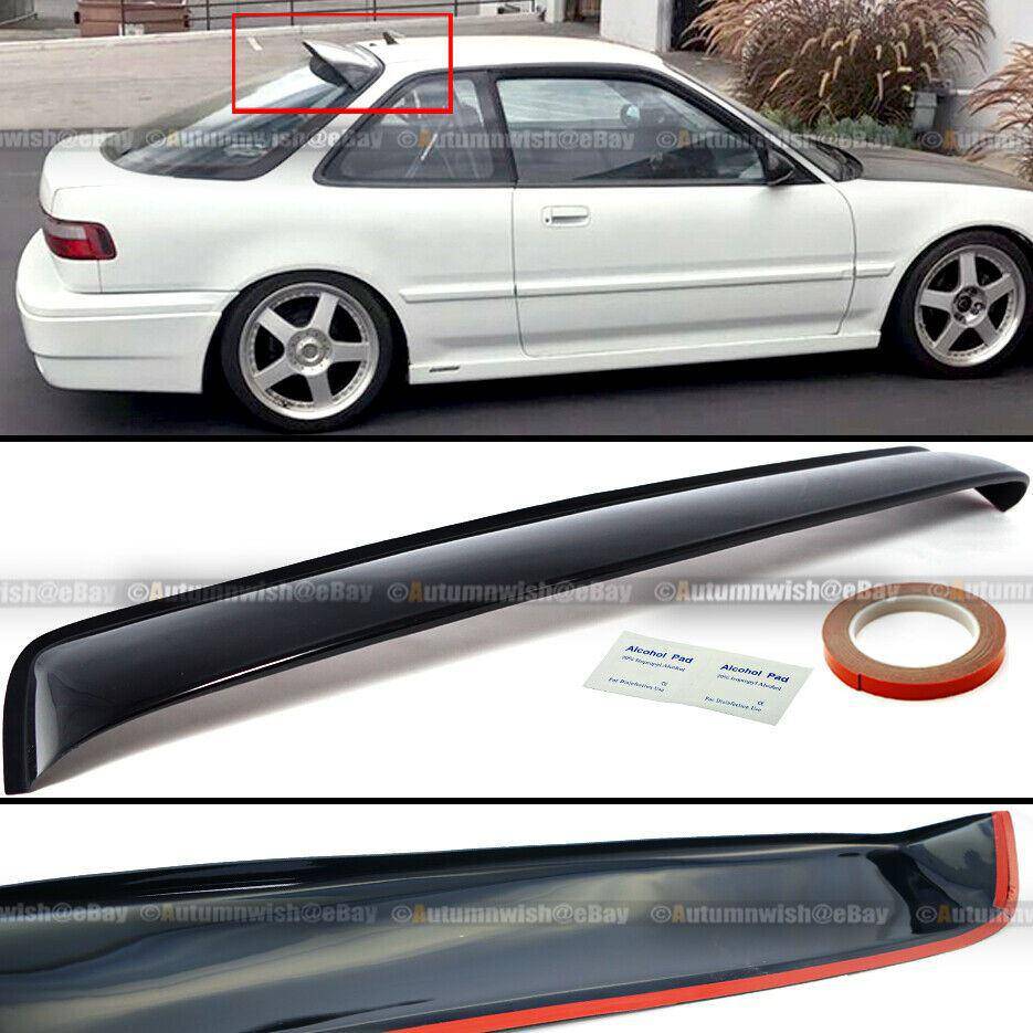 Acura Integra 90-93 2DR Hatchback JDM ABS Rear Window Roof Vent Visor Spoiler Wing - Autumn Wish Auto Arts