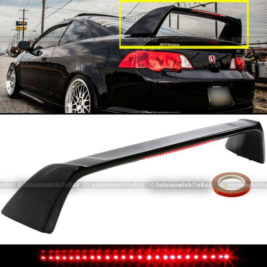 Acura RSX 02-06 DC5 Primed TR Type-R Rear Trunk Spoiler LED 3rd Brake Light - Autumn Wish Auto Arts