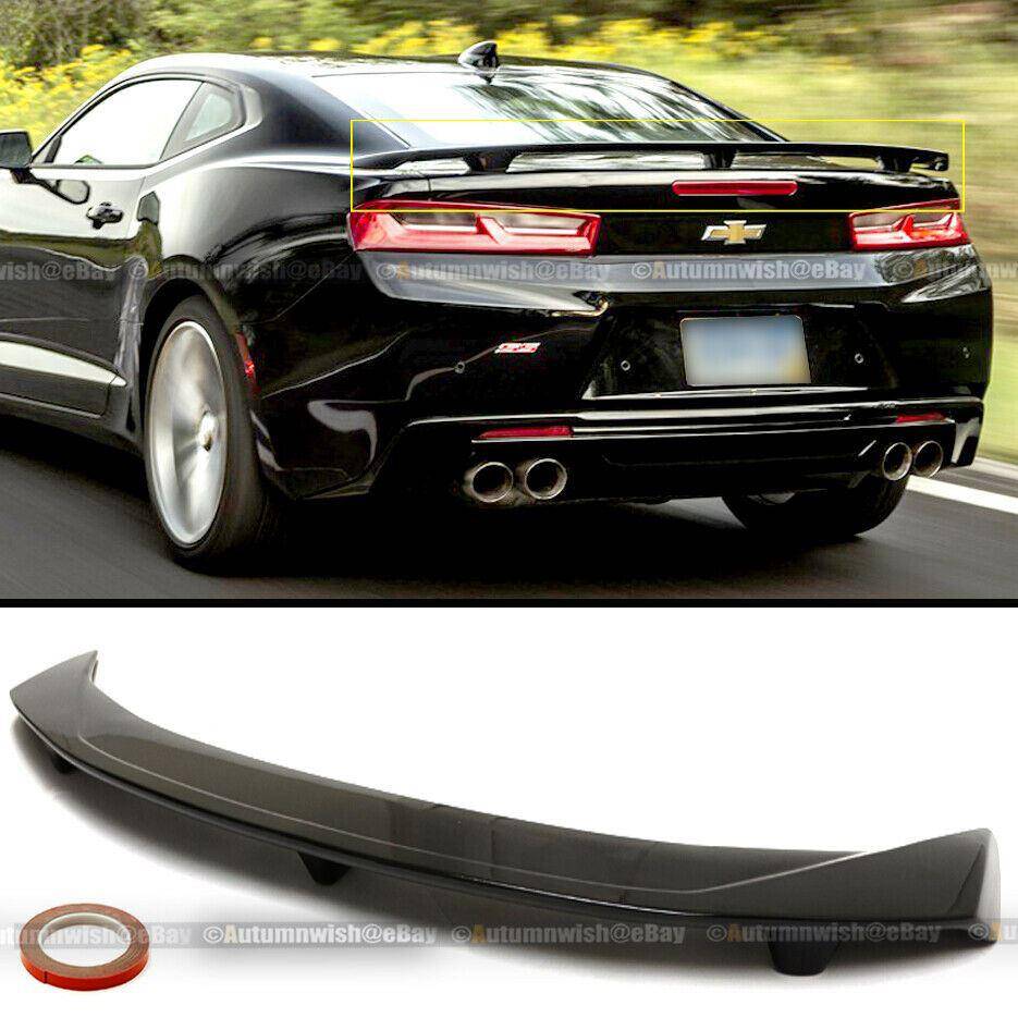 Chevrolet Camaro 16-21 Glossy Black 3 post ZL1 Style ABS Rear Trunk Lid Spoiler - Autumn Wish Auto Arts