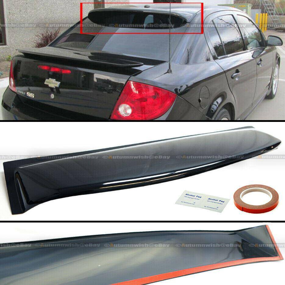 Chevrolet Cobalt 05-10 4DR Sedan Plastic Rear Window Roof Wing Visor Spoiler - Autumn Wish Auto Arts