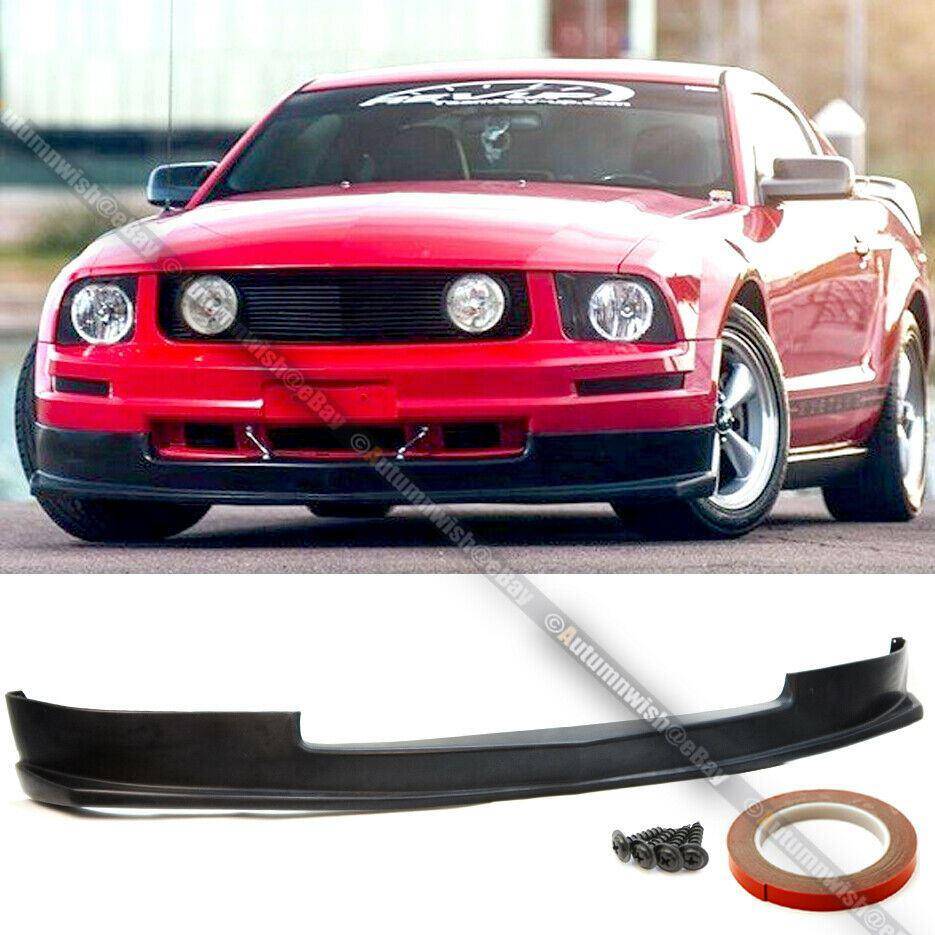 Ford Mustang 05-09 V6 Sport Style Urethane Front Bumper Chin Lip Body Kit - Autumn Wish Auto Arts