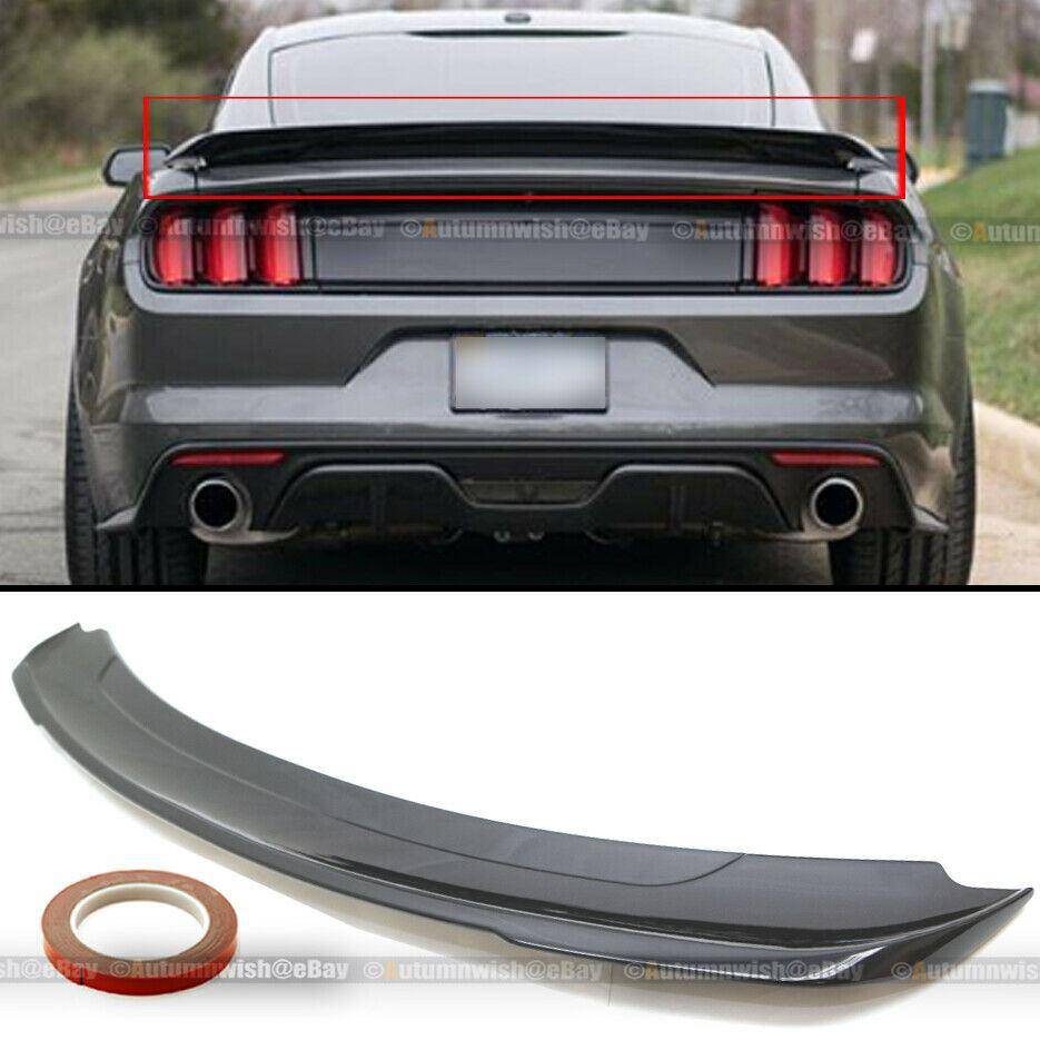 Ford Mustang 15-18 2Dr Coupe Gloss Black Track Pack Style Rear Trunk Wing Spoiler - Autumn Wish Auto Arts