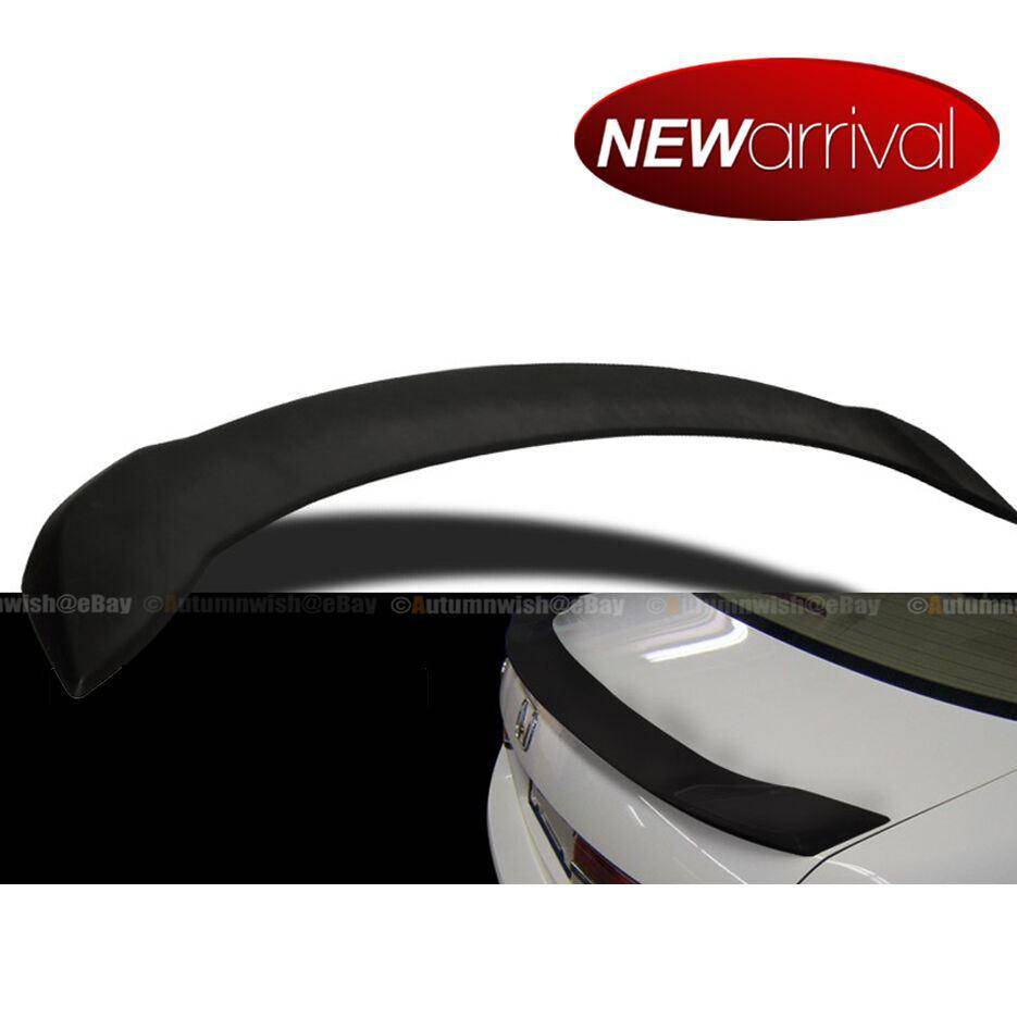 Honda Accord 11-12 Sedan Black ABS Plastic Rear Trunk Lip Wing Spoiler - Autumn Wish Auto Arts