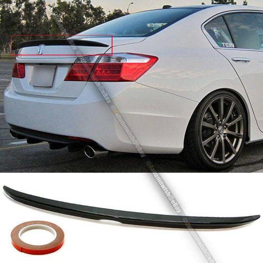 Honda Accord 13-17 4DR OE Style Trunk Lip Spoiler Wing Painted Glossy Black - Autumn Wish Auto Arts