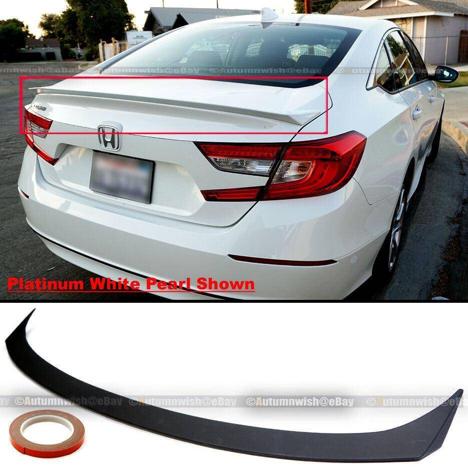 Honda Accord 18-19 4DR JDM Style Trunk Lid Spoiler Wing Primer Ready to Paint - Autumn Wish Auto Arts