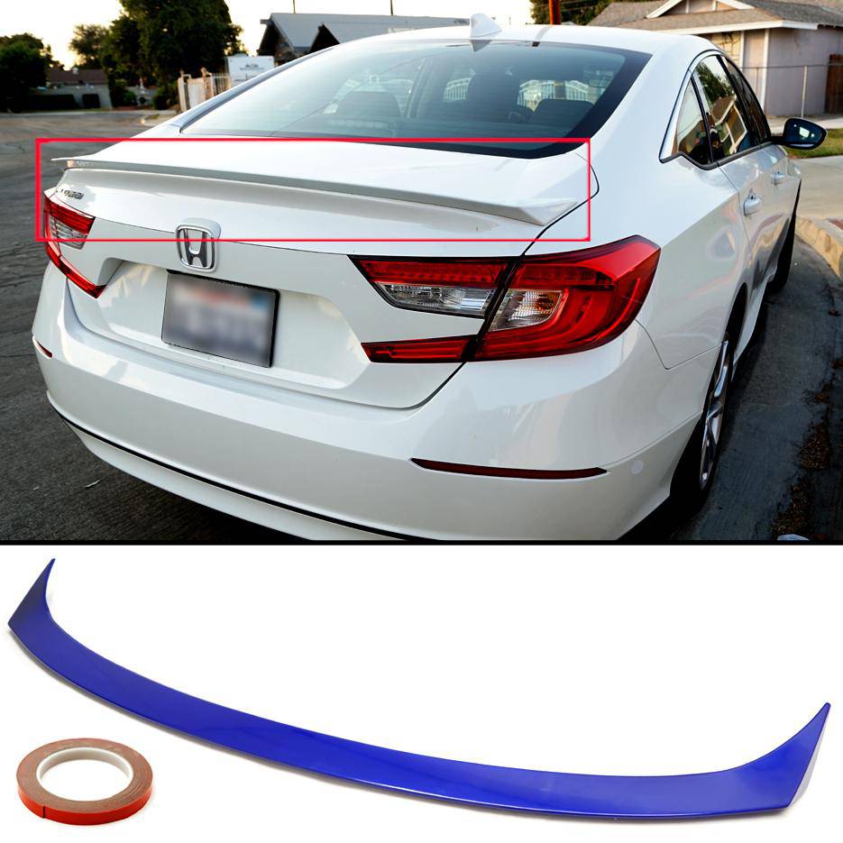 Honda Accord 18-19 4DR JDM Style Trunk Lid Spoiler Wing Still Night Pearl Painted - Autumn Wish Auto Arts