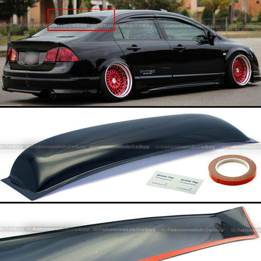 Honda Civic 06-15 4DR Sedan Rear Window Roof Vent Visor Spoiler Wing Ver 1 - Autumn Wish Auto Arts