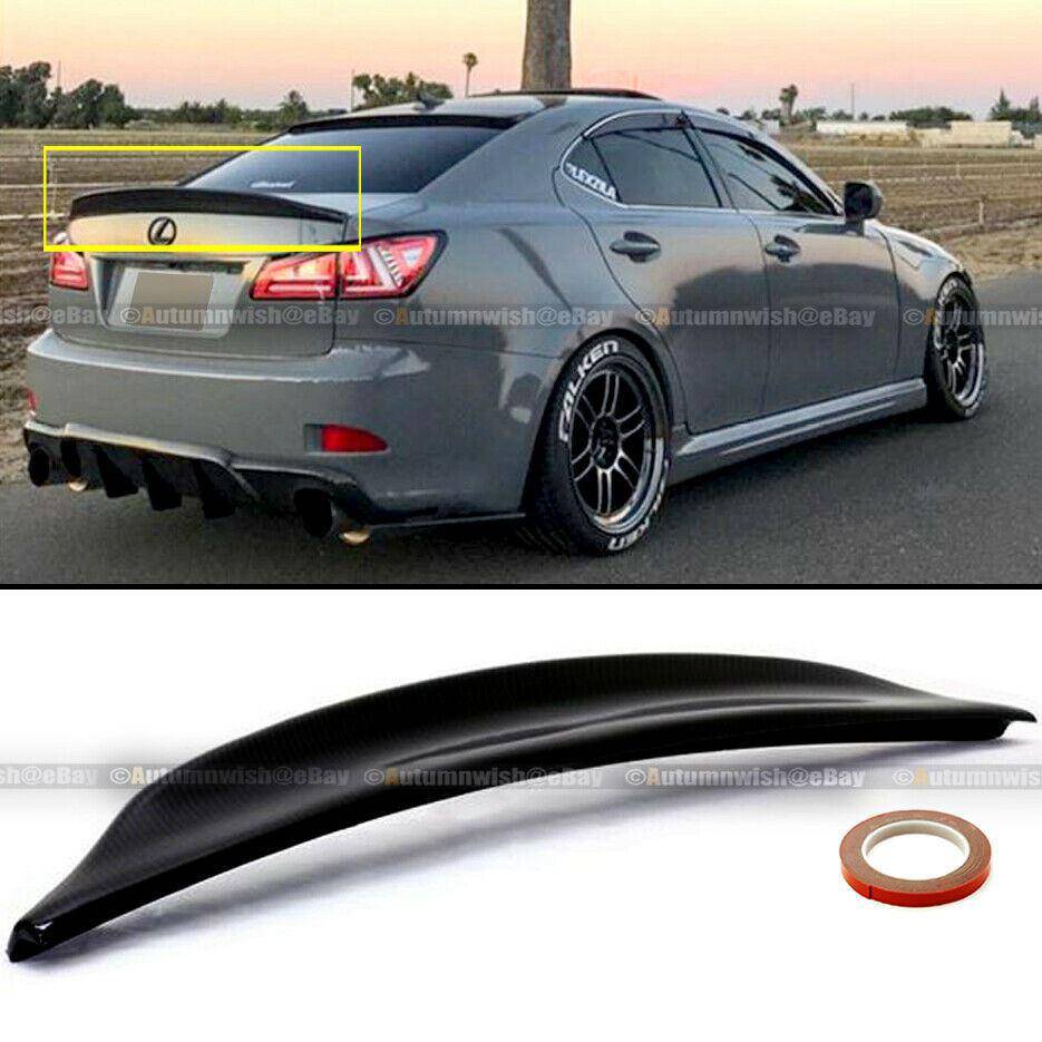 Lexus IS250 IS350 06-12 Duckbill High kick Painted Glossy Black Trunk Wing Spoiler - Autumn Wish Auto Arts