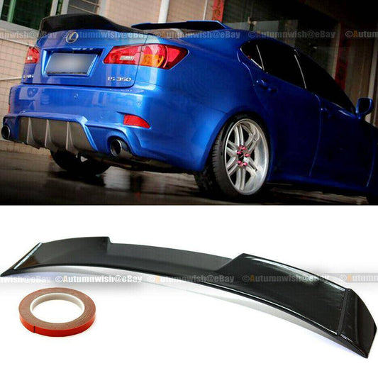 Lexus IS250 IS350 06-12 R Glossy Black Painted JDM Rear Window Roof Wing Spoiler - Autumn Wish Auto Arts