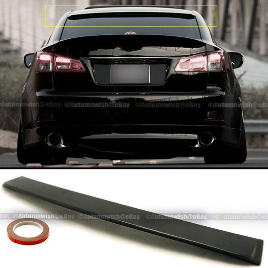 Lexus IS250 IS350 06-13 JDM Unpainted VIP Rear Window Roof Wing Spoiler Visor - Autumn Wish Auto Arts