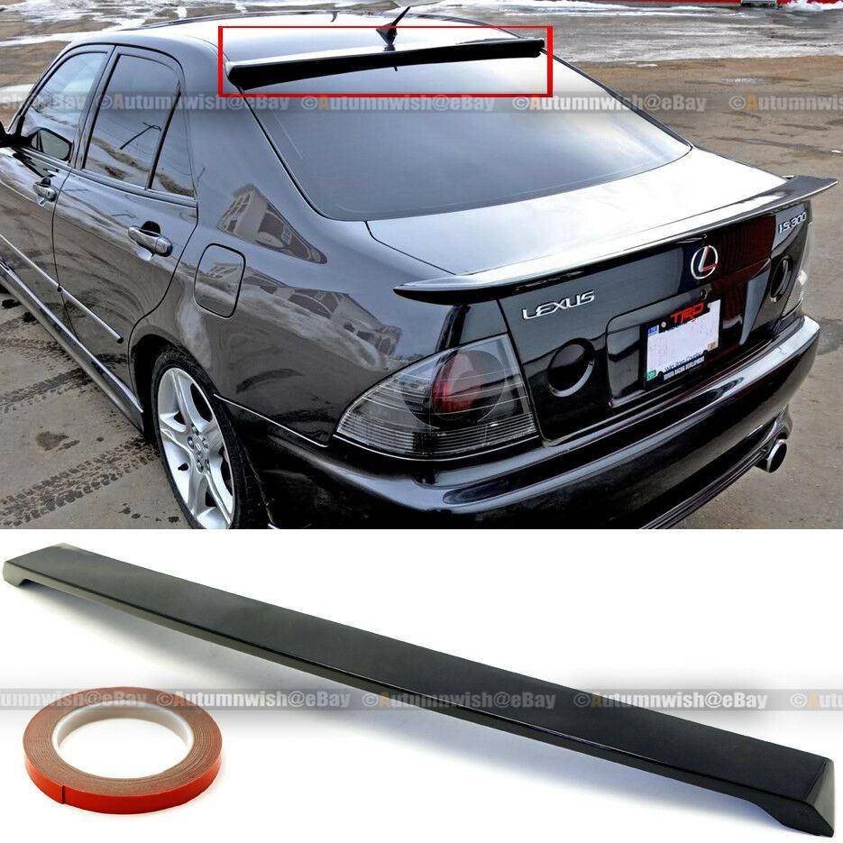 Lexus IS300 01-05 XE10 VIP JDM Gloss Painted Rear Window Roof Wing Spoiler Visor - Autumn Wish Auto Arts