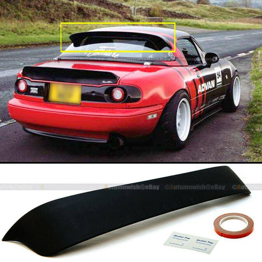 Mazda Miata 90-97 JDM ABS Unpainted Rear Window Roof Spoiler Visor Wing - Autumn Wish Auto Arts