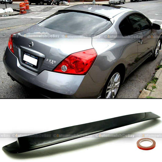 Nissan Altima 08-12 2DR Painted Glossy Black Rear Window Roof Wing Spoiler Visor - Autumn Wish Auto Arts