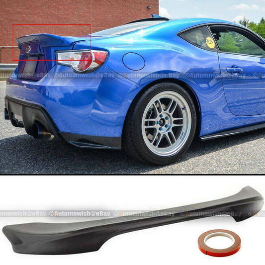 Scion FR-S FRS Toyota GT86 Subaru BRZ 13-19 TR-D Style Unpainted Trunk Rear Wing Spoiler - Autumn Wish Auto Arts