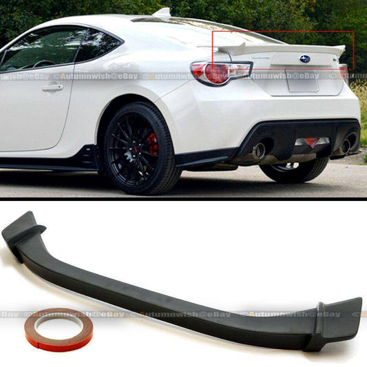 Scion FRS Subaru BRZ 13-16 GT86 OE STI Style Primer Ready Black Rear Trunk Wing Spoiler - Autumn Wish Auto Arts