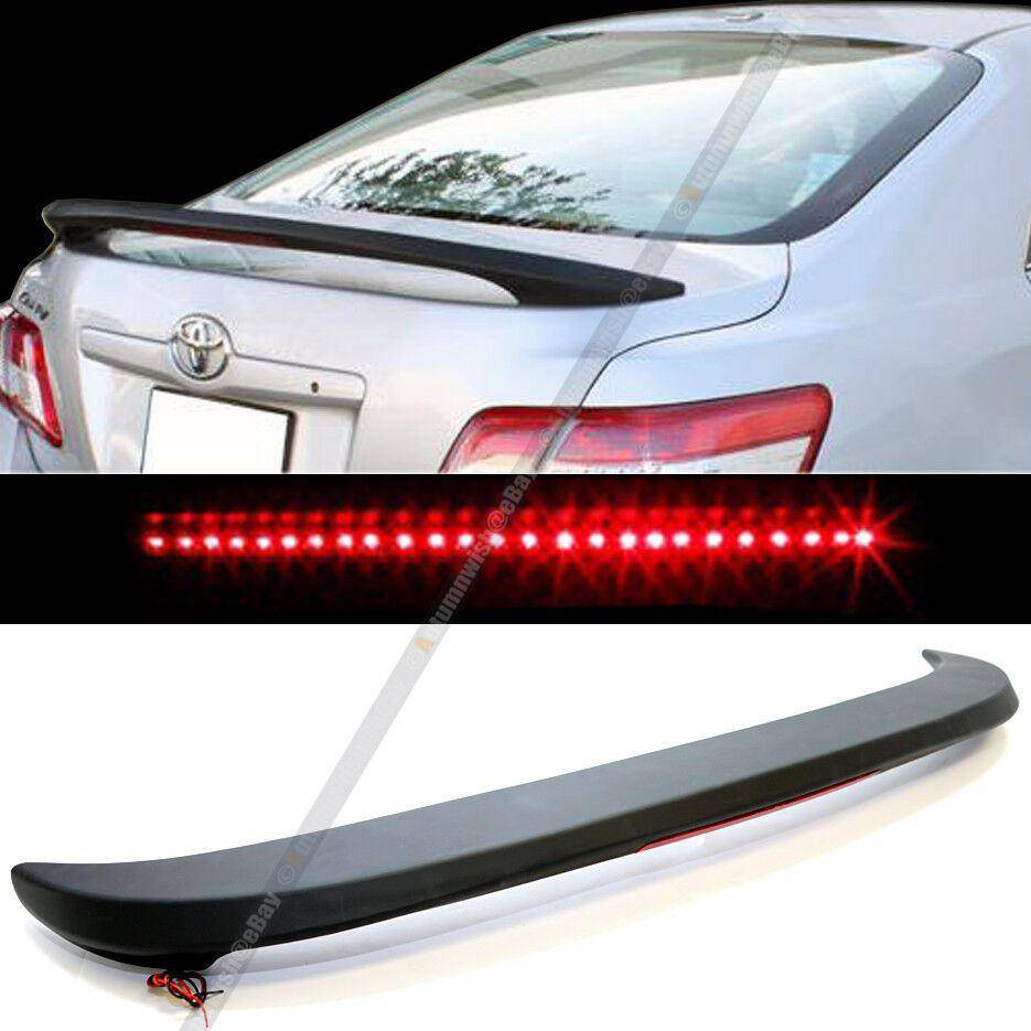 Toyota Camry 07-11 JDM Style Rear Trunk Wing Spoiler w/ Red LED 3rd brake light - Autumn Wish Auto Arts