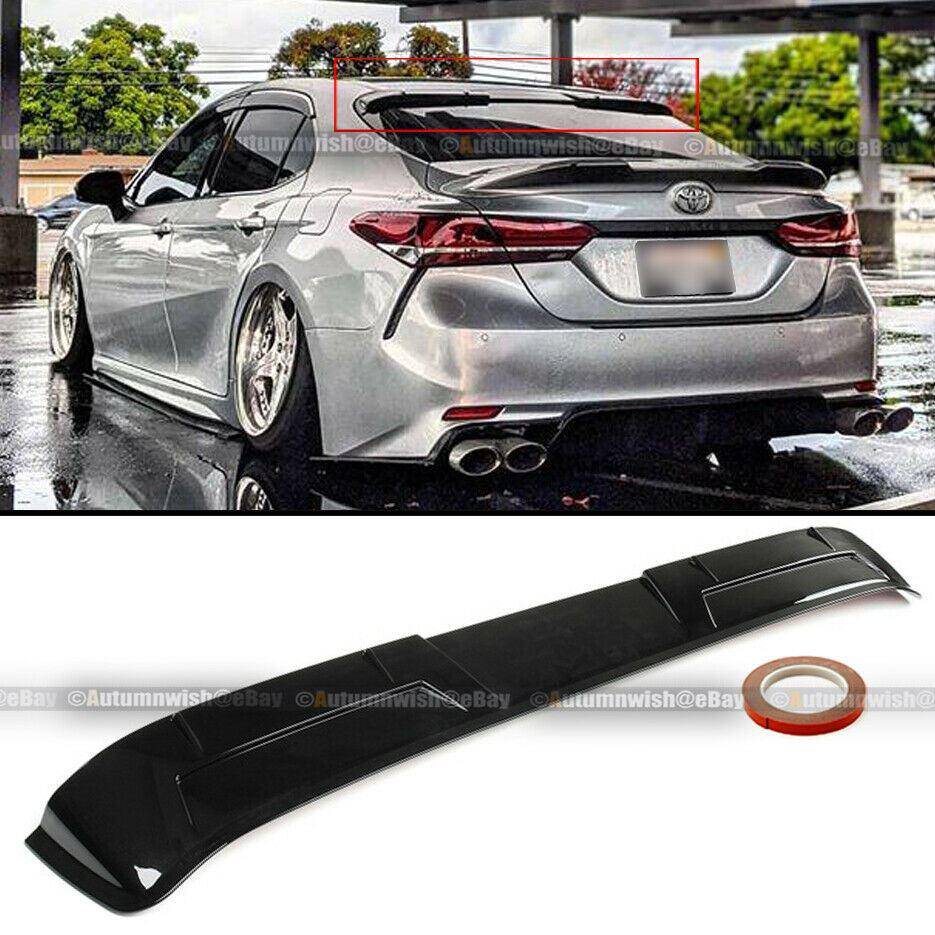 Toyota Camry 18-20 Glossy Black JDM VIP Rear Window Roof Wing Spoiler - Autumn Wish Auto Arts